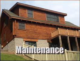  New London, North Carolina Log Home Maintenance